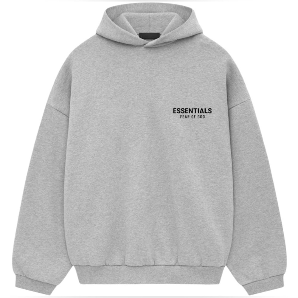 Fear of God Essentials Hoodies light heather gray M L - Picture 3 of 7